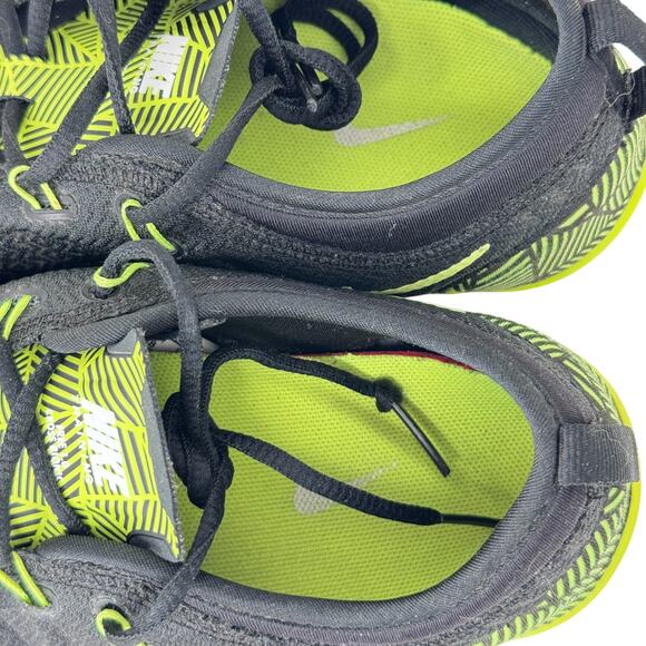 Nike Free 1.0 Cross Bionic Training Shoes Women 7 Black Green Low Top 641530-008 - Picture 7 of 10